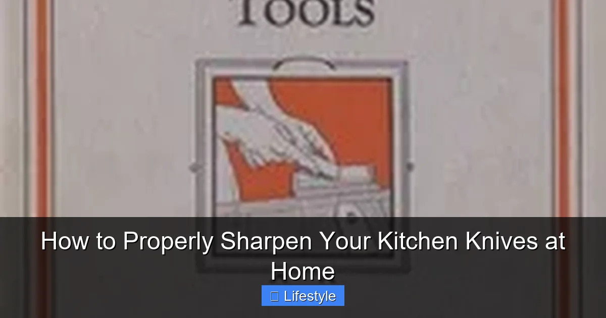 How to Properly Sharpen Your Kitchen Knives at Home - content2 visual guide
