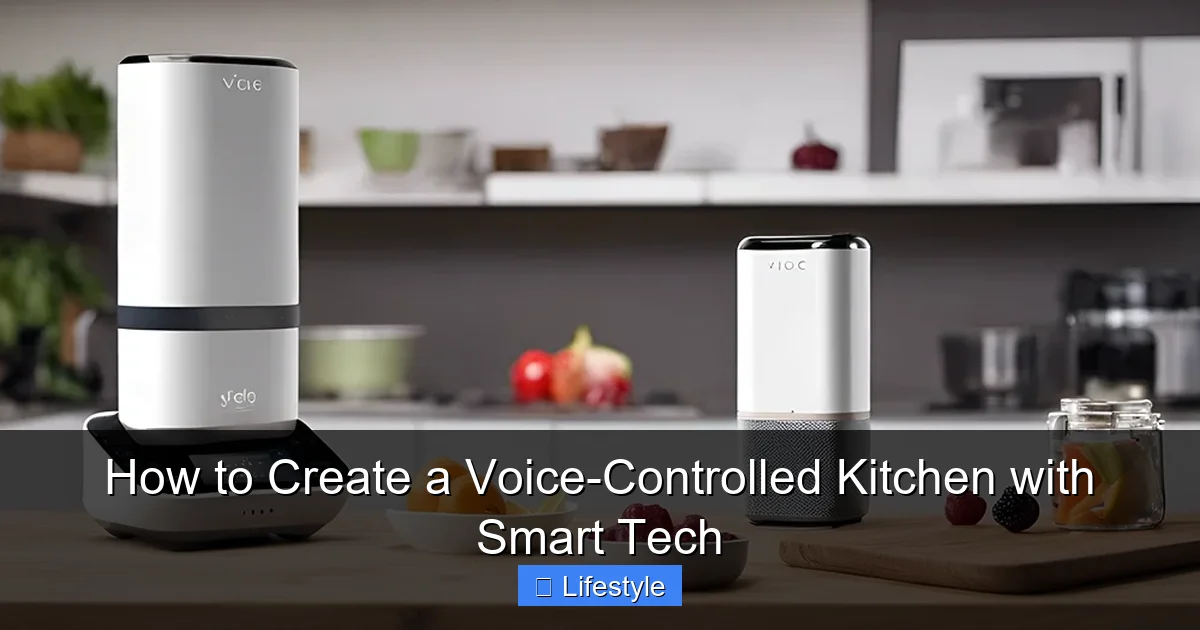 How to Create a Voice-Controlled Kitchen with Smart Tech - content1 visual guide