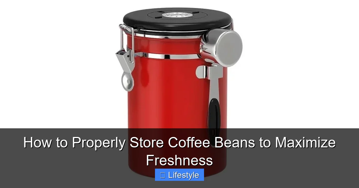 How to Properly Store Coffee Beans to Maximize Freshness - content1 visual guide