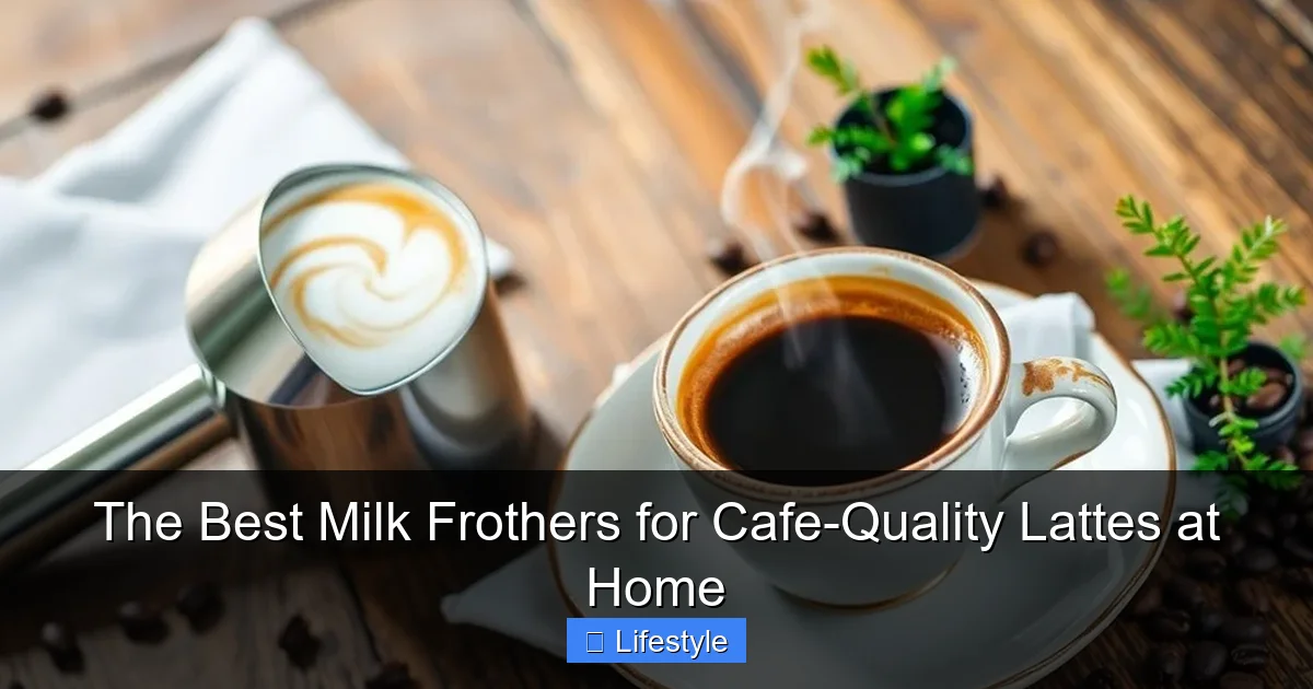 The Best Milk Frothers for Cafe-Quality Lattes at Home - content1 visual guide