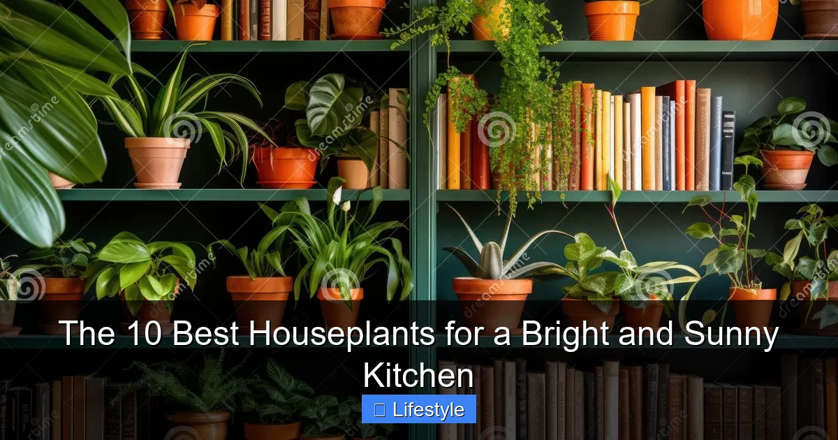 The 10 Best Houseplants for a Bright and Sunny Kitchen - content1 visual guide