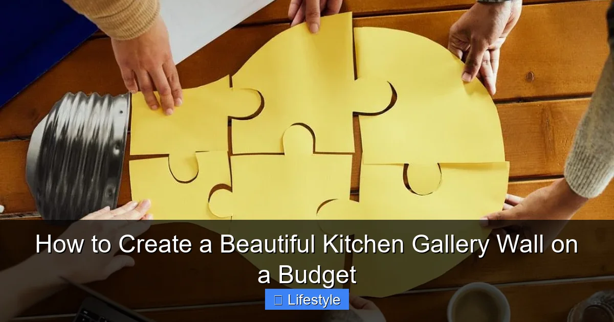 How to Create a Beautiful Kitchen Gallery Wall on a Budget - content1 visual guide