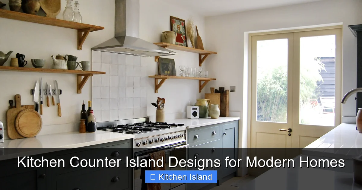 Kitchen Counter Island Designs for Modern Homes - Kitchen and Home Store