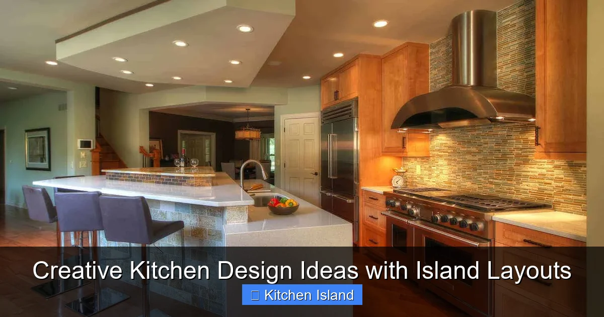 Creative Kitchen Design Ideas with Island Layouts - content2 visual guide