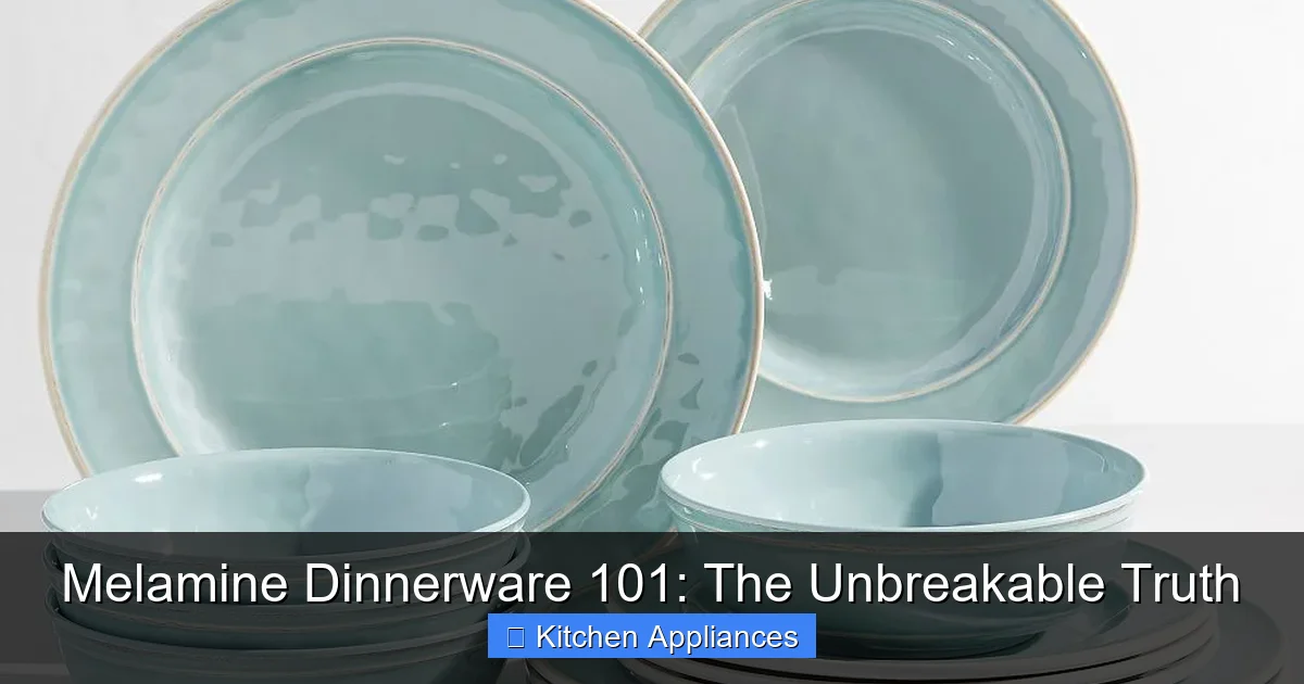 Melamine Dinnerware 101: The Unbreakable Truth - content2 visual guide