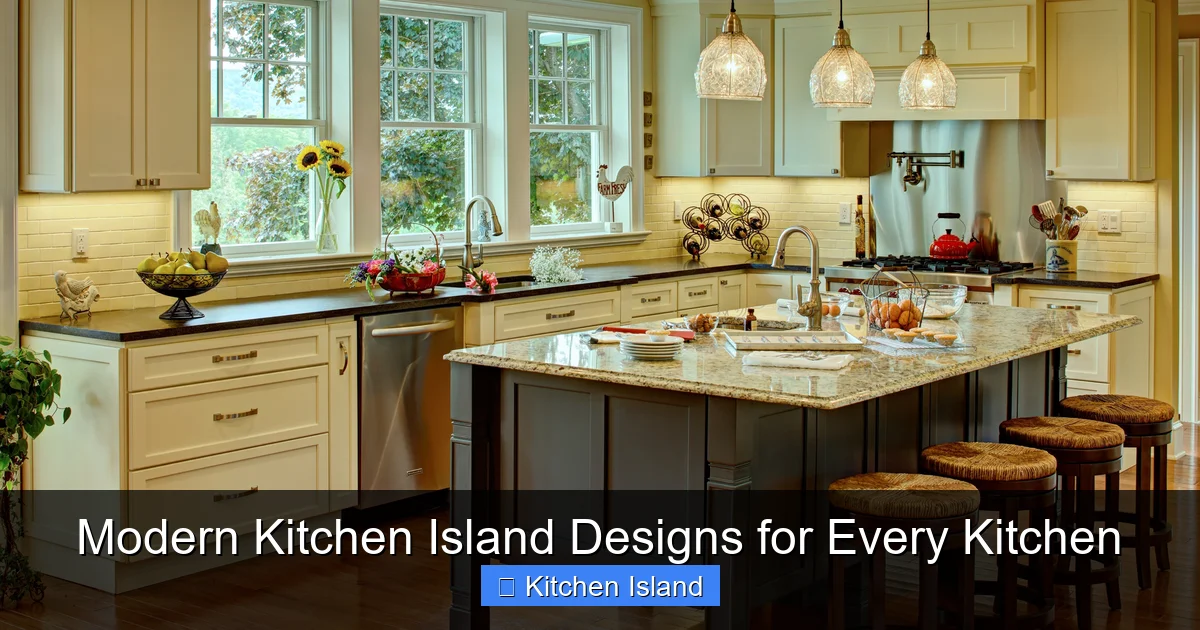 Modern Kitchen Island Designs for Every Kitchen - content1 visual guide