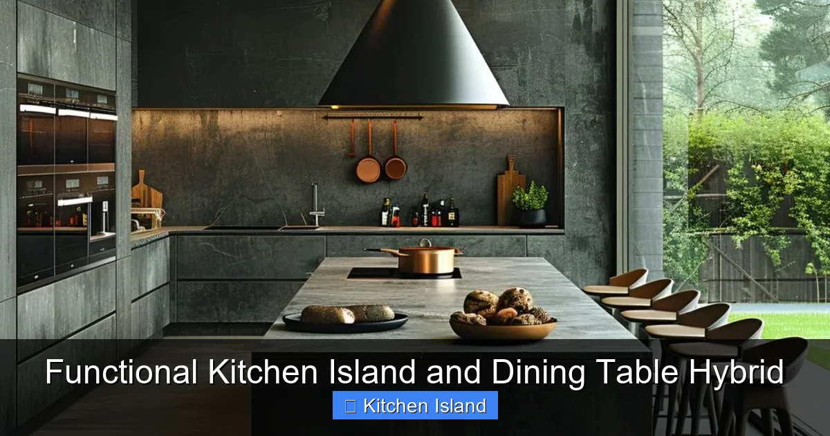 Functional Kitchen Island and Dining Table Hybrid - content1 visual guide