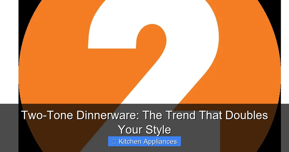 Two-Tone Dinnerware: The Trend That Doubles Your Style - content2 visual guide