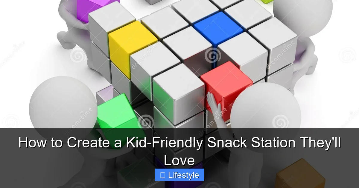 Featured image for How to Create a Kid-Friendly Snack Station They'll Love