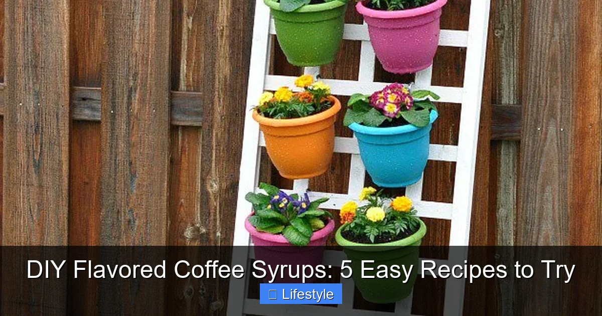 Featured image for DIY Flavored Coffee Syrups: 5 Easy Recipes to Try
