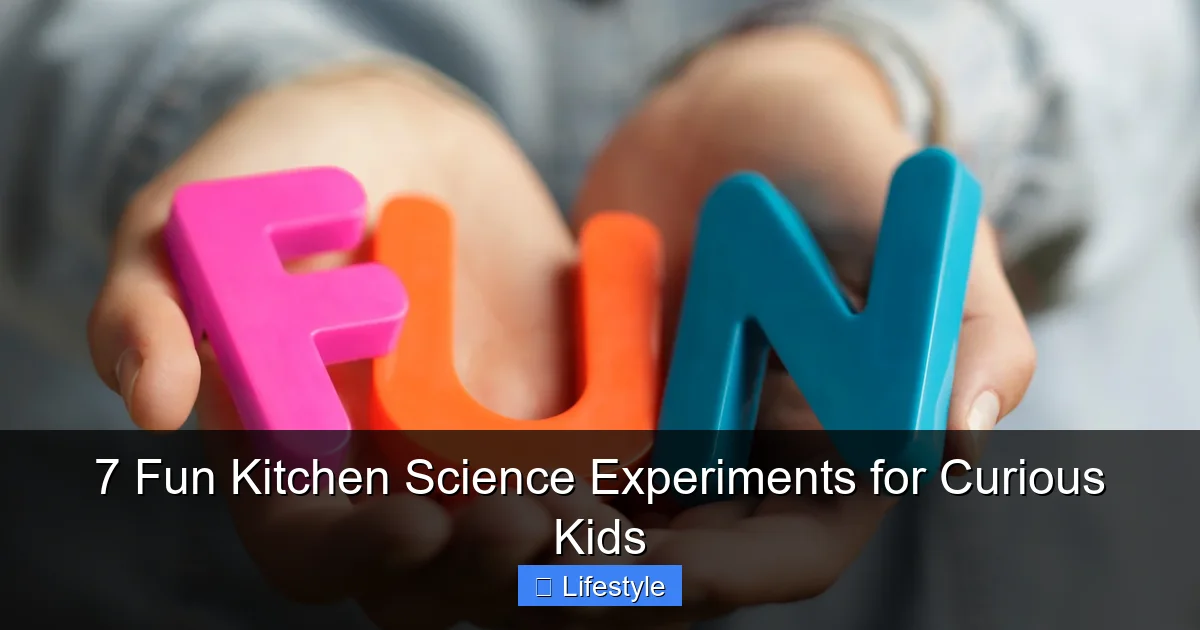 Featured image for 7 Fun Kitchen Science Experiments for Curious Kids