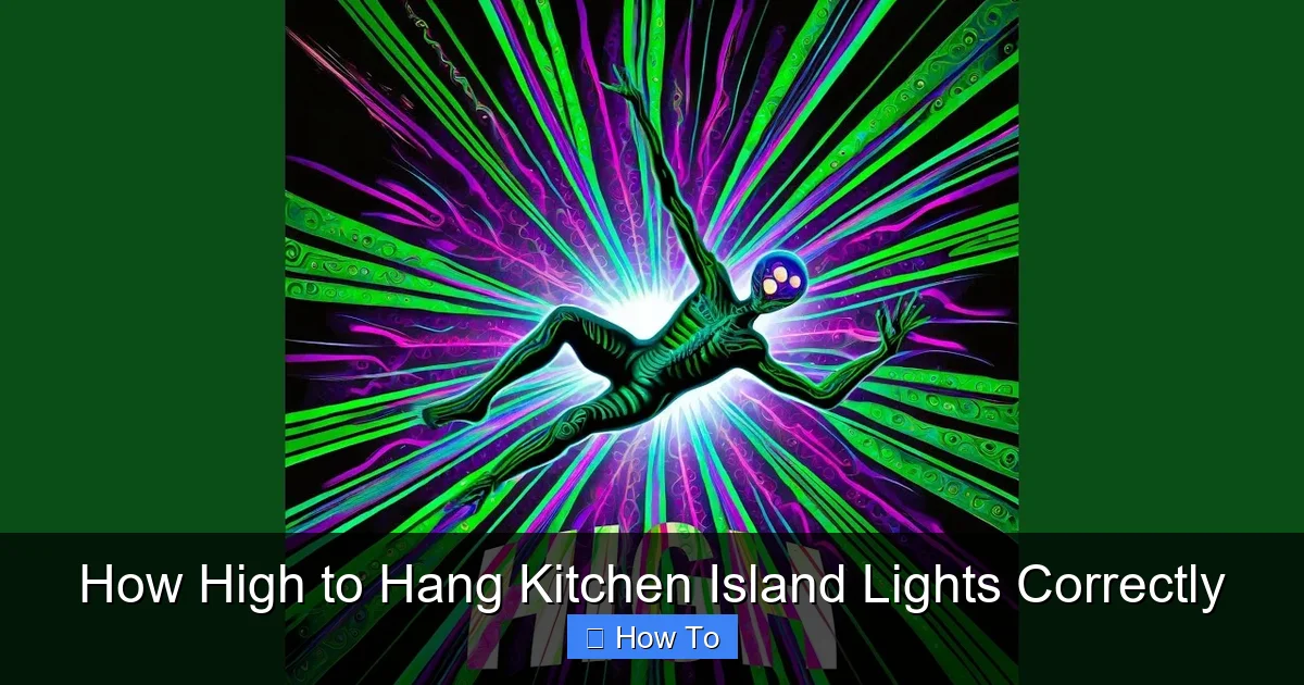 Featured image for How High to Hang Kitchen Island Lights Correctly