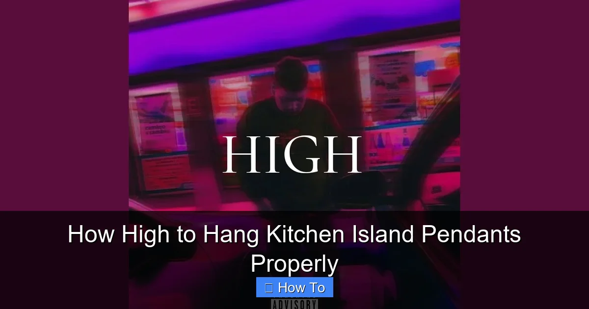 Featured image for How High to Hang Kitchen Island Pendants Properly