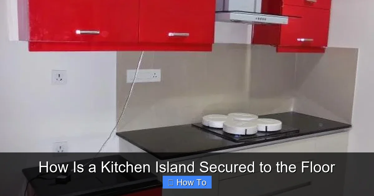 Featured image for How Is a Kitchen Island Secured to the Floor
