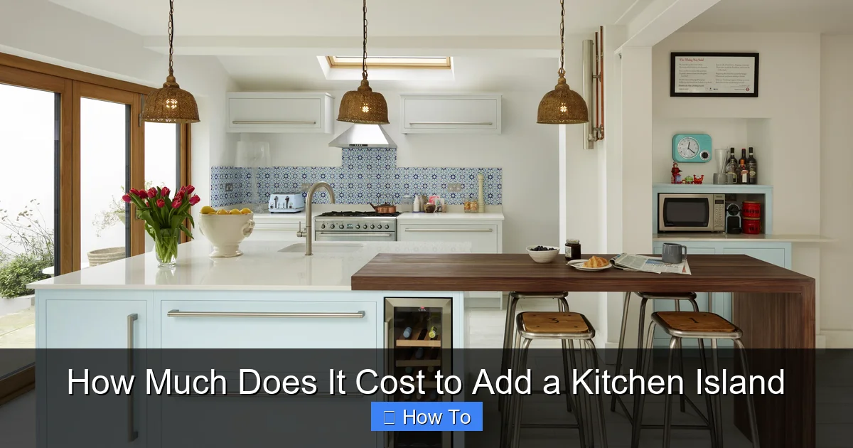Featured image for How Much Does It Cost to Add a Kitchen Island
