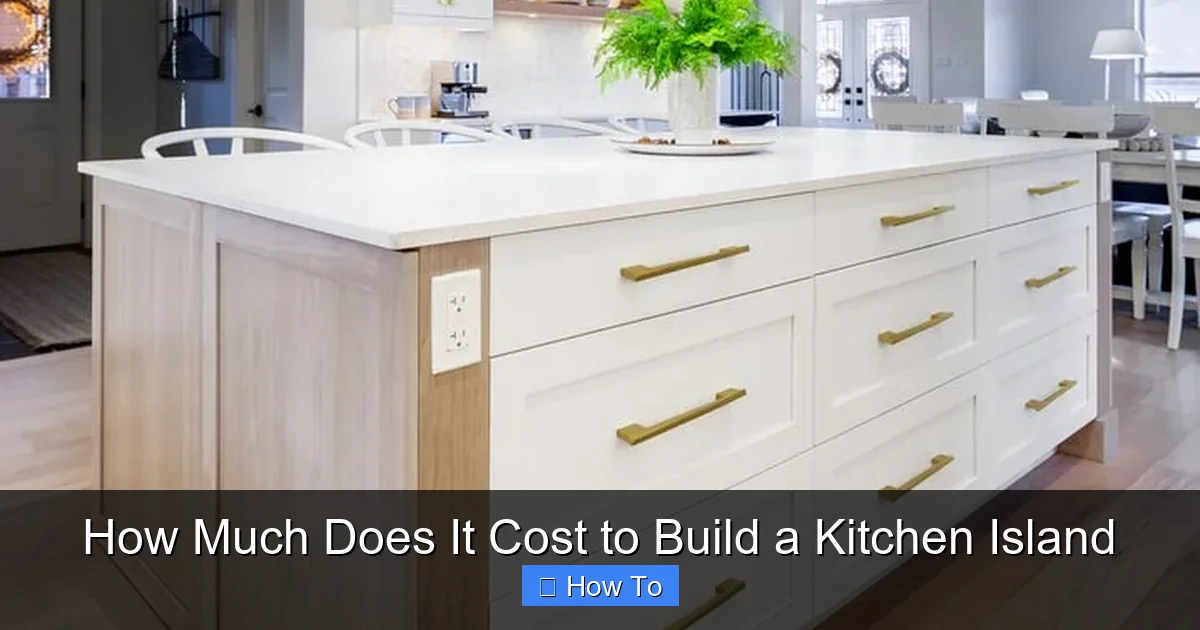Featured image for How Much Does It Cost to Build a Kitchen Island