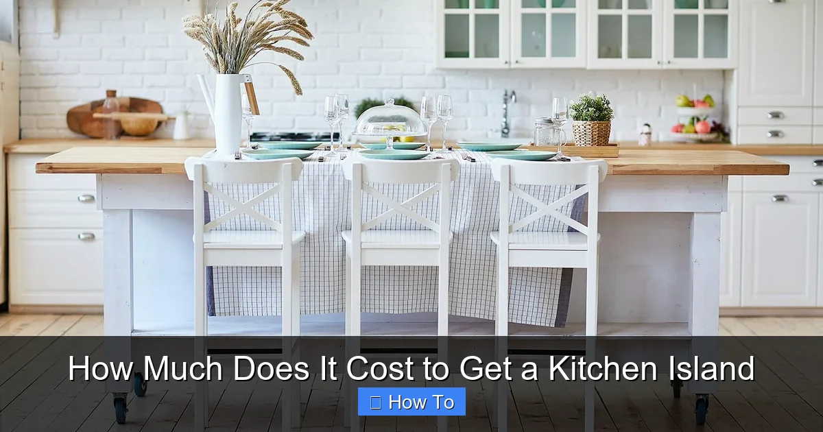 Featured image for How Much Does It Cost to Get a Kitchen Island