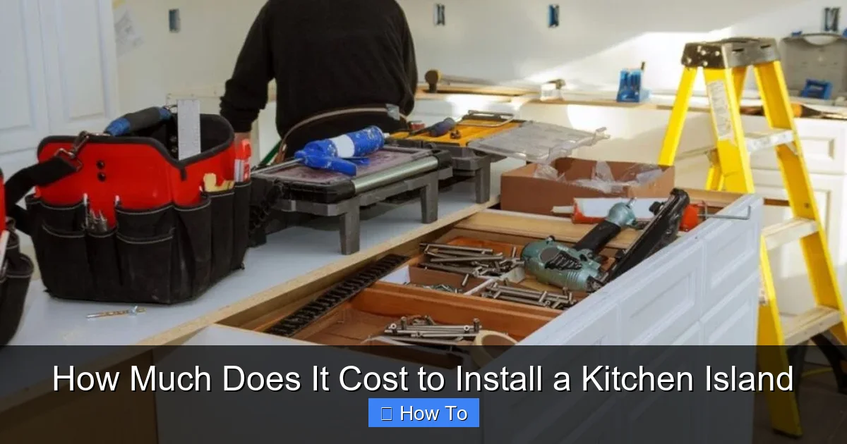 Featured image for How Much Does It Cost to Install a Kitchen Island