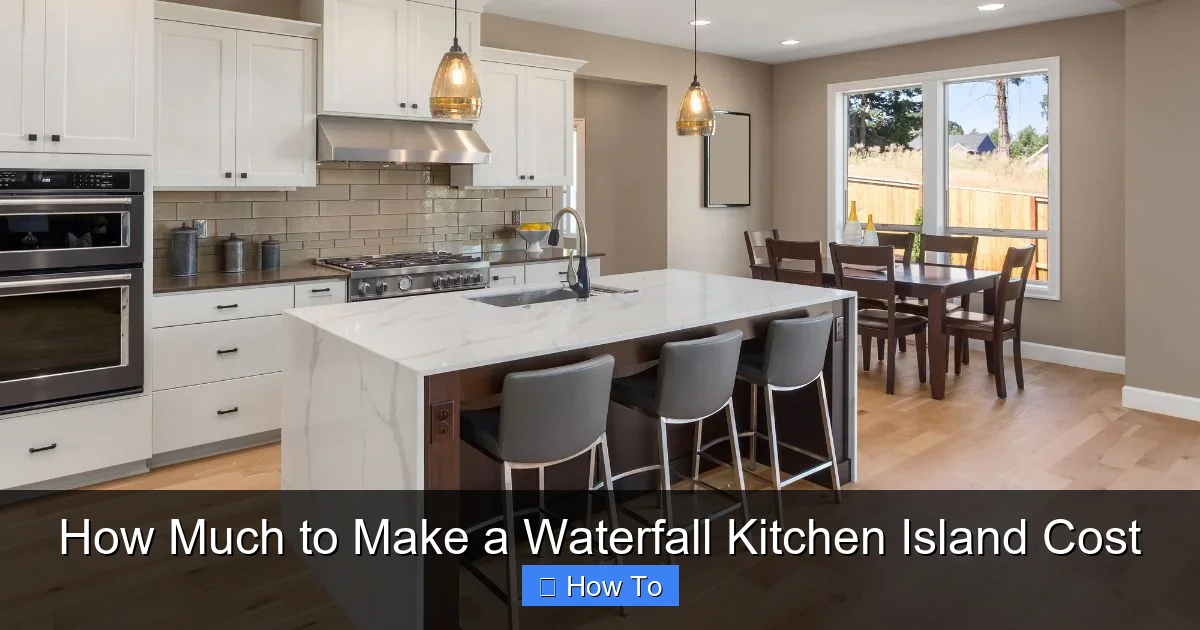 Featured image for How Much to Make a Waterfall Kitchen Island Cost