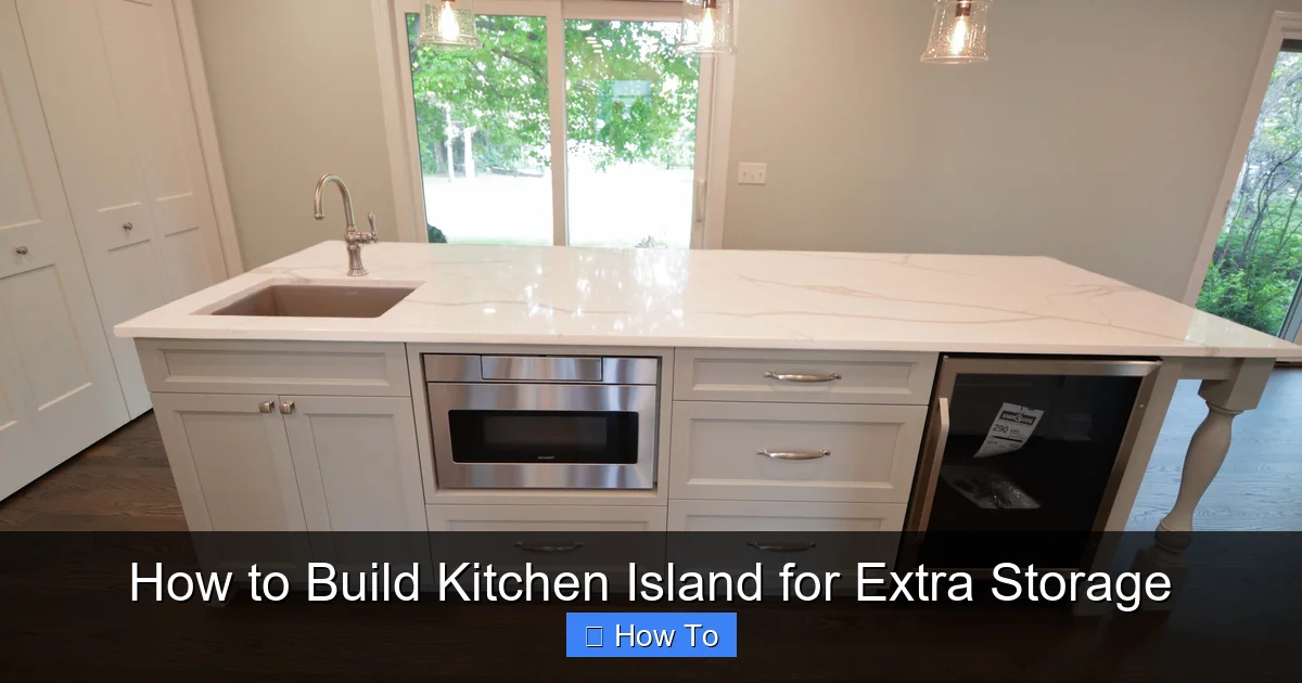 Featured image for How to Build Kitchen Island for Extra Storage