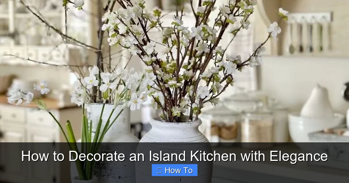 Featured image for How to Decorate an Island Kitchen with Elegance