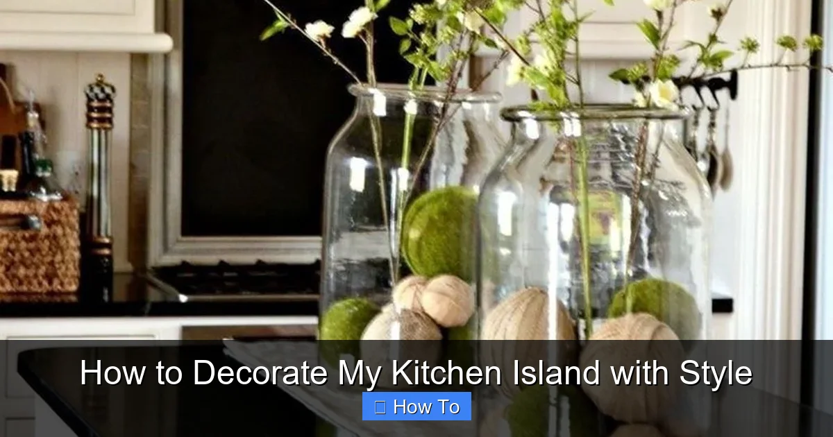 Featured image for How to Decorate My Kitchen Island with Style