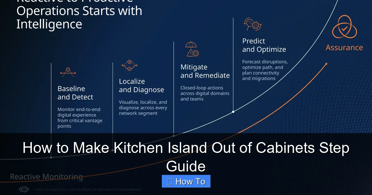 Featured image for How to Make Kitchen Island Out of Cabinets Step Guide