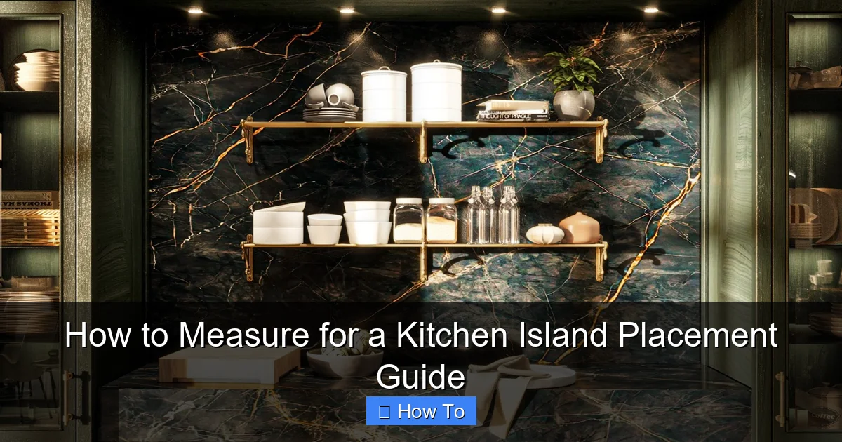 Featured image for How to Measure for a Kitchen Island Placement Guide