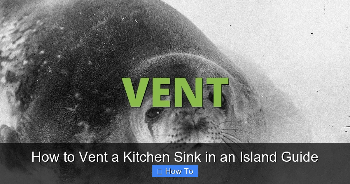 Featured image for How to Vent a Kitchen Sink in an Island Guide