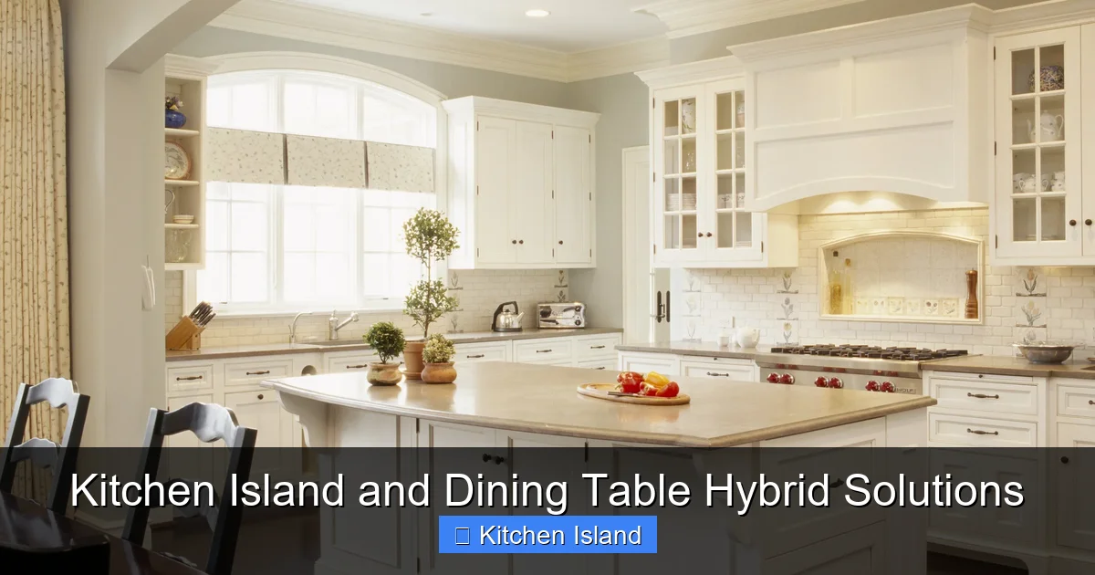 Featured image for Kitchen Island and Dining Table Hybrid Solutions