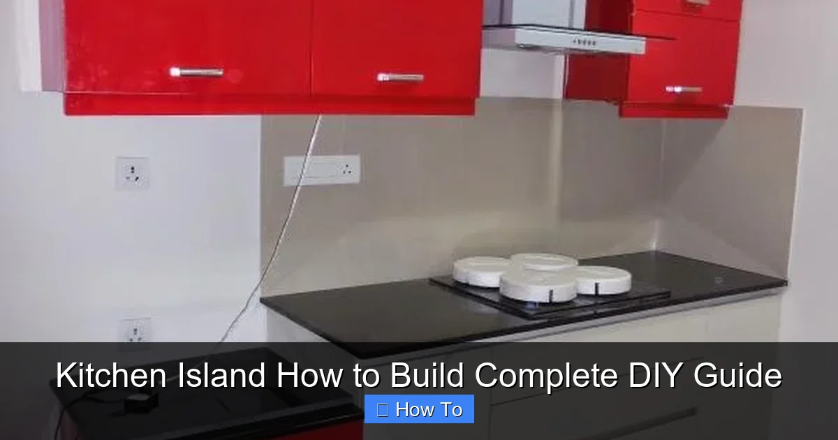 Featured image for Kitchen Island How to Build Complete DIY Guide