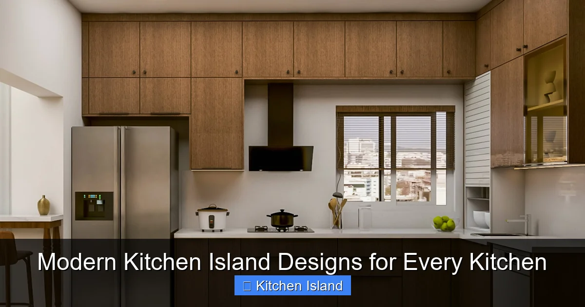 Featured image for Modern Kitchen Island Designs for Every Kitchen