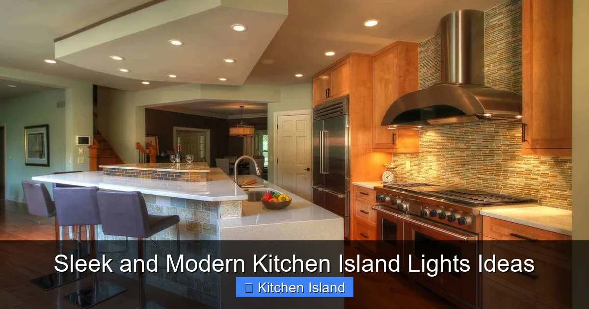 Featured image for Sleek and Modern Kitchen Island Lights Ideas