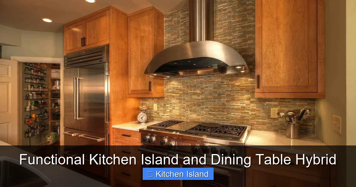 Featured image for Functional Kitchen Island and Dining Table Hybrid