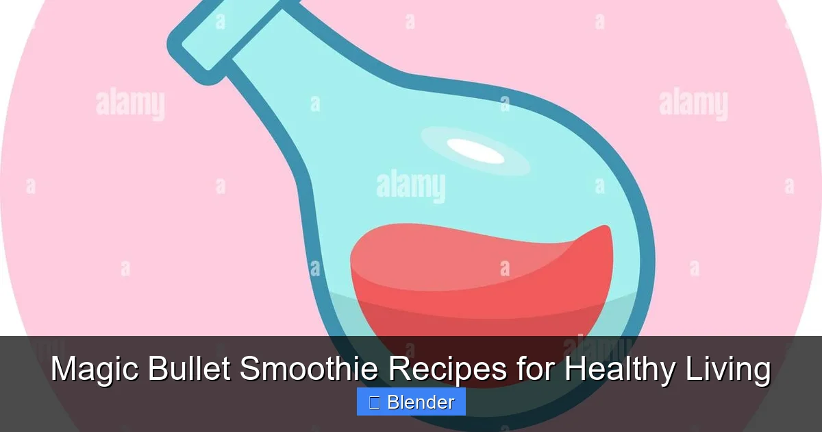 Featured image for Magic Bullet Smoothie Recipes for Healthy Living