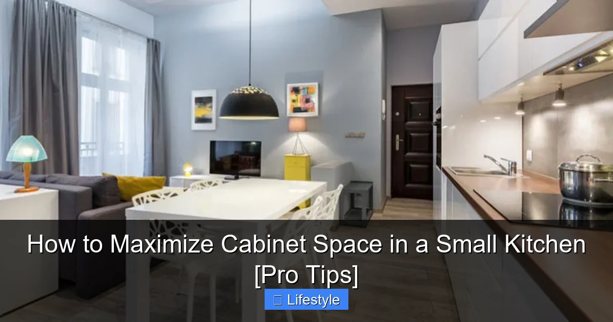 Featured image for How to Maximize Cabinet Space in a Small Kitchen [Pro Tips]