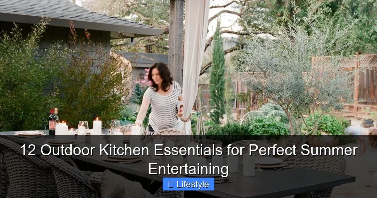 Featured image for 12 Outdoor Kitchen Essentials for Perfect Summer Entertaining
