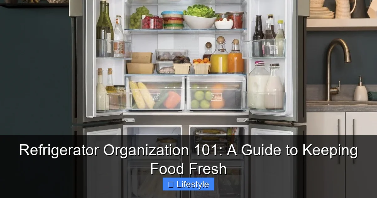 Featured image for Refrigerator Organization 101: A Guide to Keeping Food Fresh