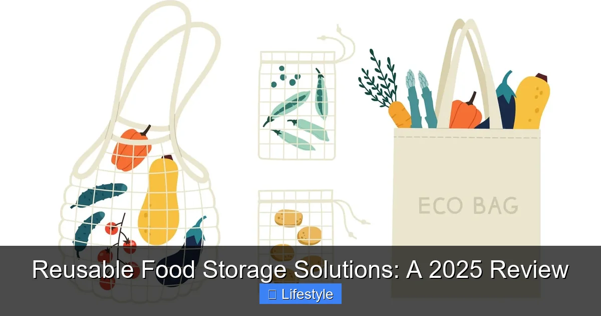 Featured image for Reusable Food Storage Solutions: A 2025 Review