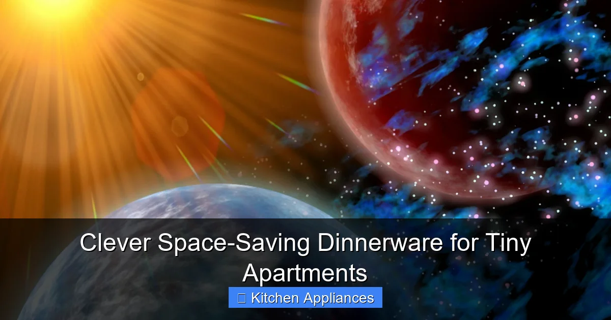 Featured image for Clever Space-Saving Dinnerware for Tiny Apartments