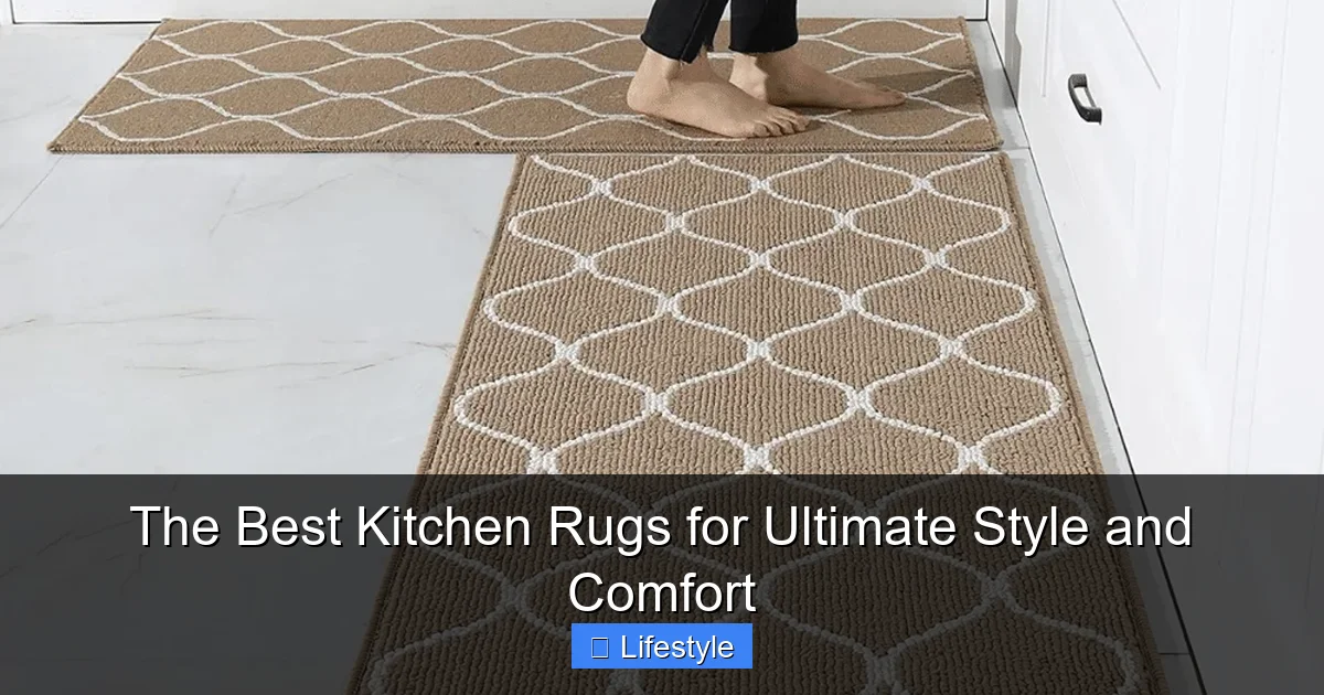 Featured image for The Best Kitchen Rugs for Ultimate Style and Comfort