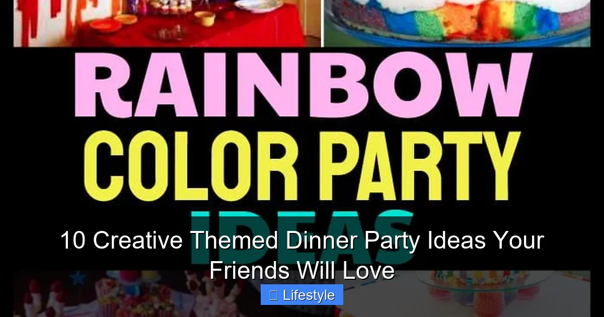 Featured image for 10 Creative Themed Dinner Party Ideas Your Friends Will Love