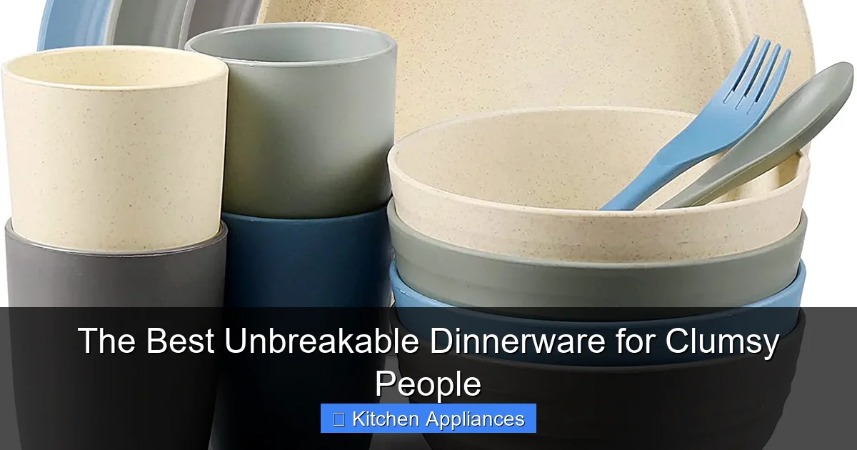 Featured image for The Best Unbreakable Dinnerware for Clumsy People