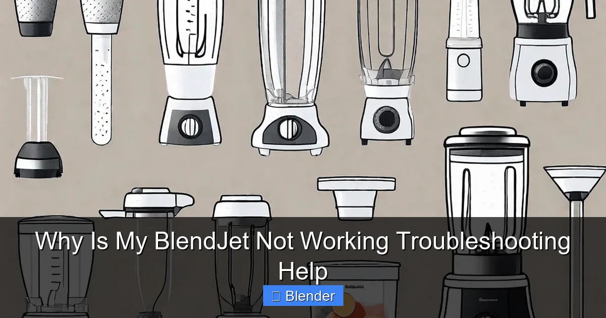 Featured image for Why Is My BlendJet Not Working Troubleshooting Help