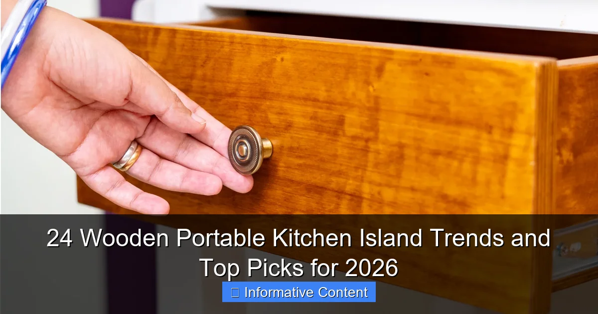 24 Wooden Portable Kitchen Island Trends and Top Picks for 2026