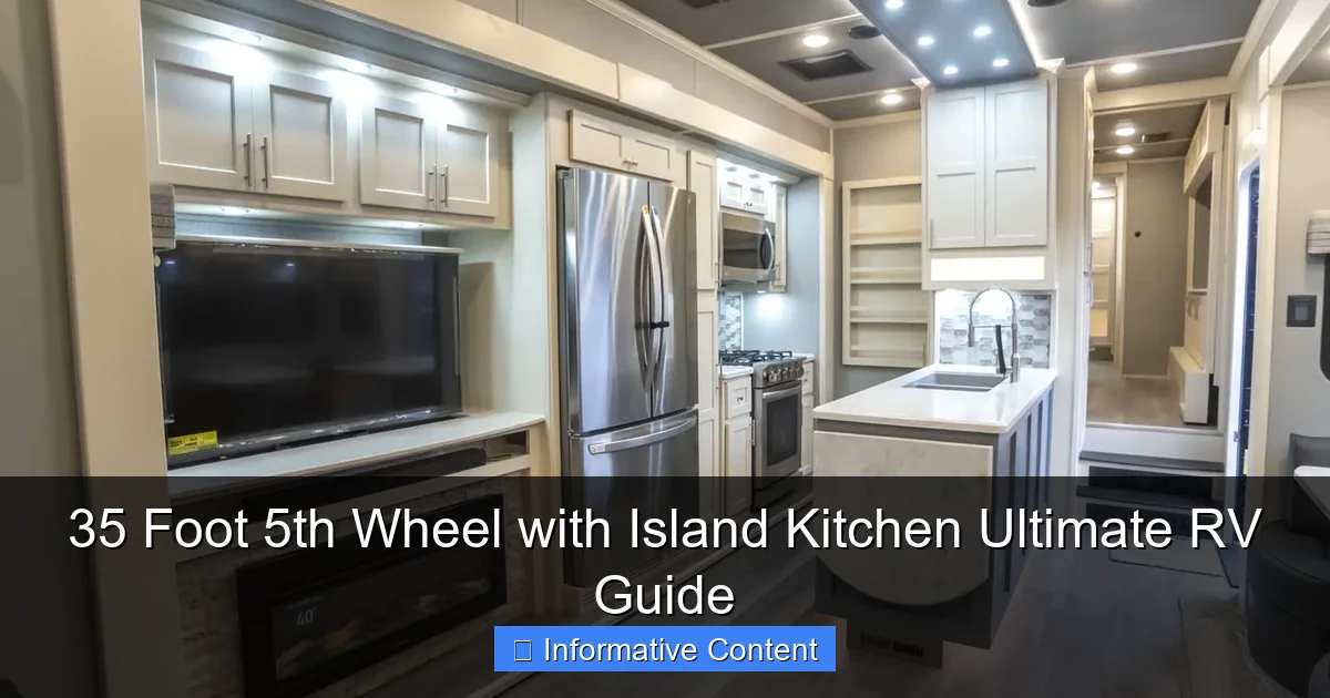 35 Foot 5th Wheel with Island Kitchen Ultimate RV Guide