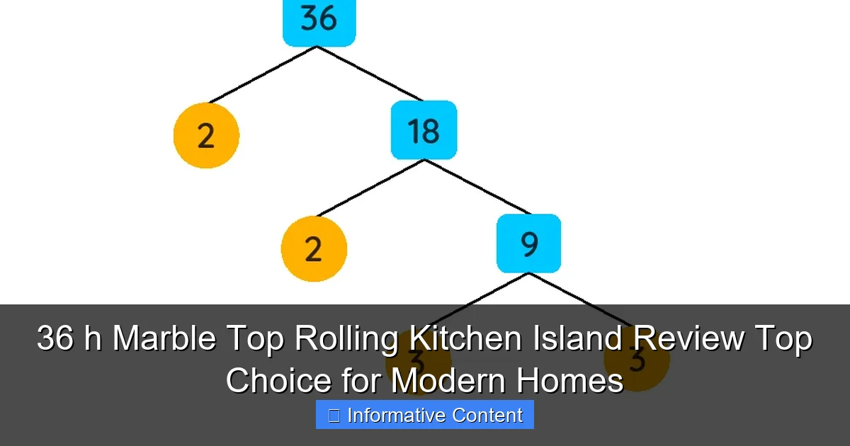 36 h Marble Top Rolling Kitchen Island Review Top Choice for Modern Homes
