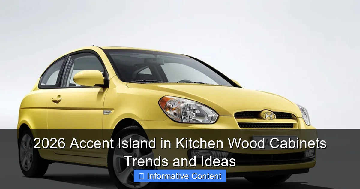 2026 Accent Island in Kitchen Wood Cabinets Trends and Ideas