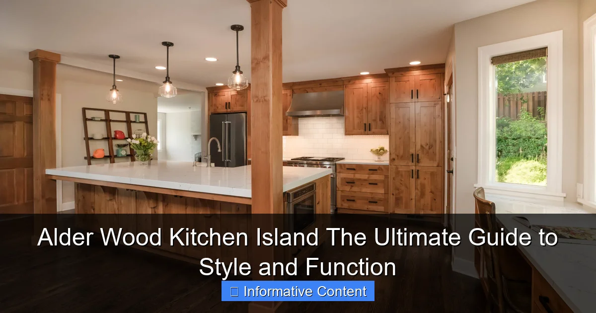 Alder Wood Kitchen Island The Ultimate Guide to Style and Function