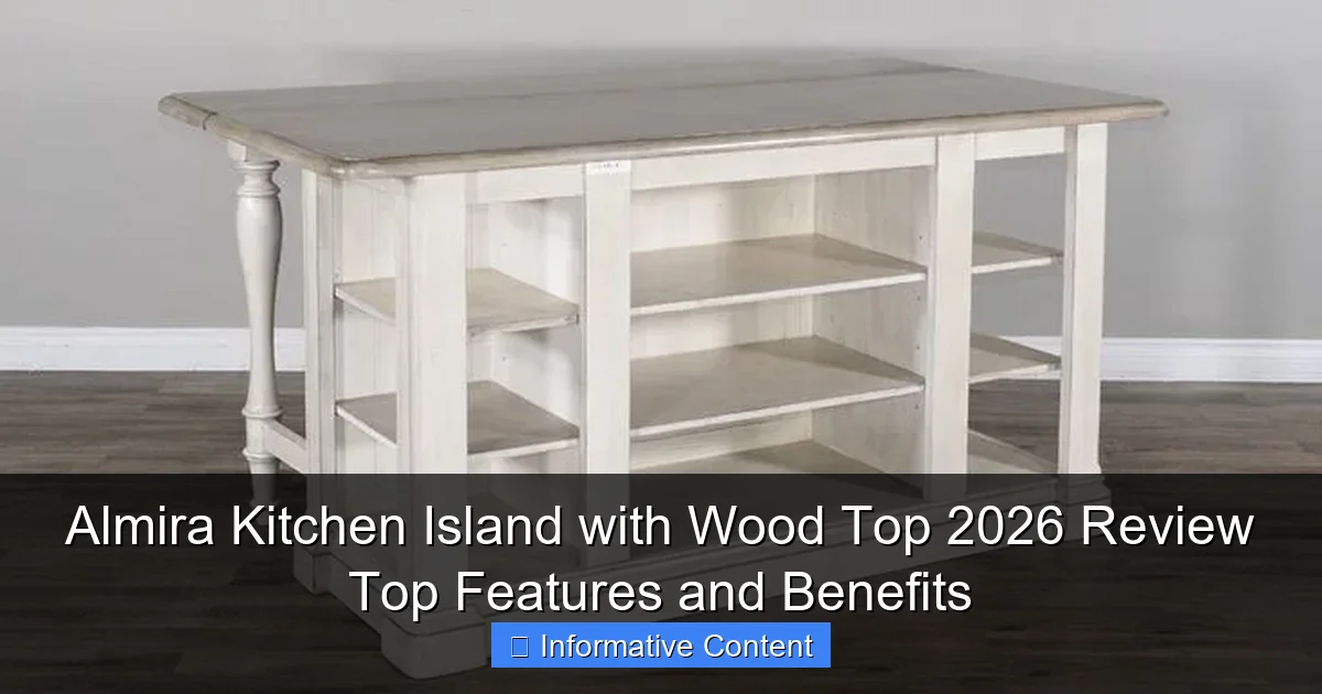 Almira Kitchen Island with Wood Top 2026 Review Top Features and Benefits
